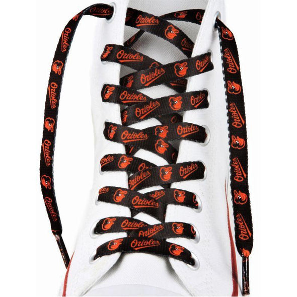 MLB LaceUps - Baltimore Orioles (1 Pair Pack) Shoelaces from Shoelaces Express