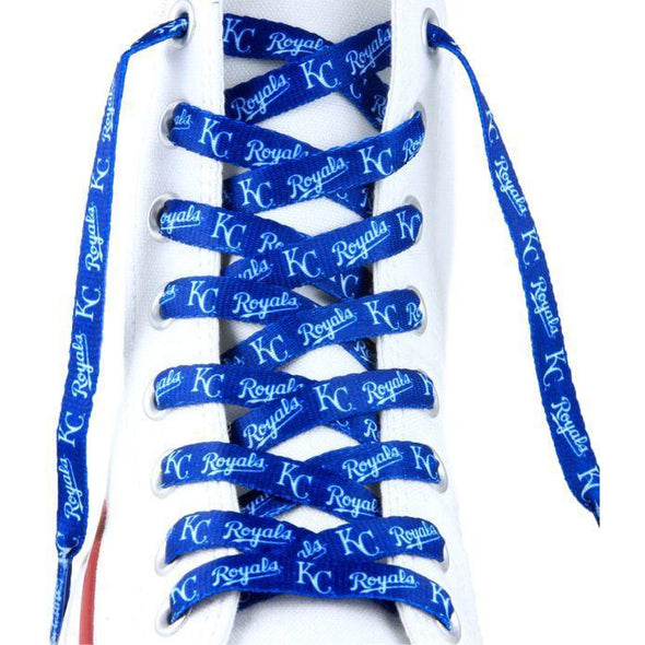 MLB LaceUps - Kansas City Royals (1 Pair Pack) Shoelaces from Shoelaces Express
