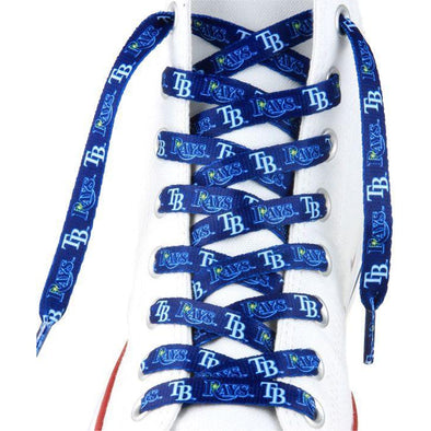 MLB LaceUps - Tampa Bay Rays (1 Pair Pack) Shoelaces from Shoelaces Express