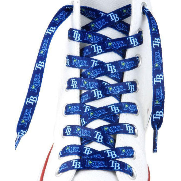 MLB LaceUps - Tampa Bay Rays (1 Pair Pack) Shoelaces from Shoelaces Express