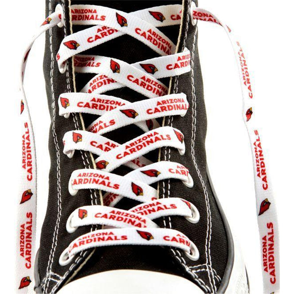 NFL LaceUps - Arizona Cardinals (1 Pair Pack) Shoelaces from Shoelaces Express