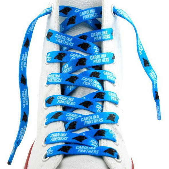 NFL LaceUps - Carolina Panthers (1 Pair Pack) Shoelaces from Shoelaces Express