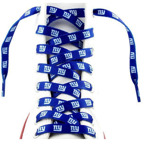 NFL LaceUps - New York Giants (1 Pair Pack) Shoelaces from Shoelaces Express