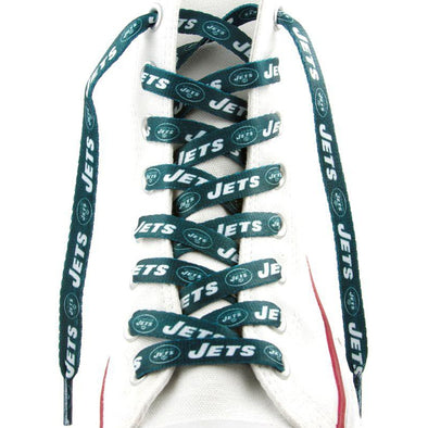 NFL LaceUps - New York Jets (1 Pair Pack) Shoelaces from Shoelaces Express