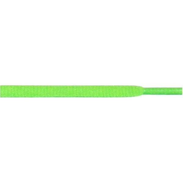 Oval 1/4" - Neon Green (12 Pair Pack) Shoelaces from Shoelaces Express