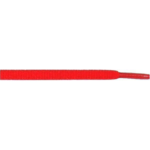 Wholesale Oval 1/4" - Red (12 Pair Pack) Shoelaces from Shoelaces Express
