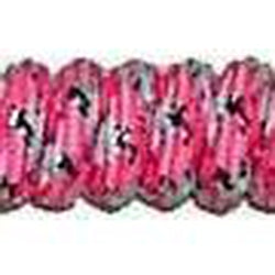 Curly Laces - Pink/White/Metallic Silver (1 Pair Pack) Shoelaces from Shoelaces Express