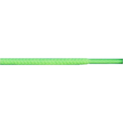 Round 3/16" - Neon Green (12 Pair Pack) Shoelaces from Shoelaces Express