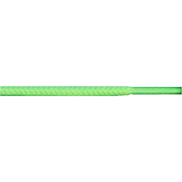 Round 3/16" - Neon Green (12 Pair Pack) Shoelaces from Shoelaces Express