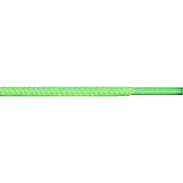 Wholesale Round 3/16" - Neon Green (12 Pair Pack) Shoelaces from Shoelaces Express