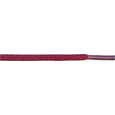 Round 3/16" - Burgundy (12 Pair Pack) Shoelaces from Shoelaces Express