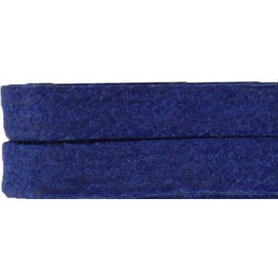 Waxed Cotton Flat Dress Laces Custom Length with Tip - Royal Blue (1 Pair Pack) Shoelaces from Shoelaces Express