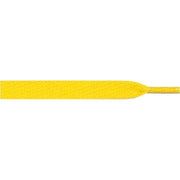 Skateboard Flat 1/2" - Yellow (12 Pair Pack) Shoelaces from Shoelaces Express