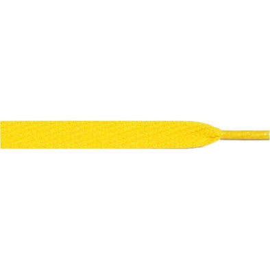 Skateboard Flat Laces - Yellow (1 Pair Pack) Shoelaces from Shoelaces Express