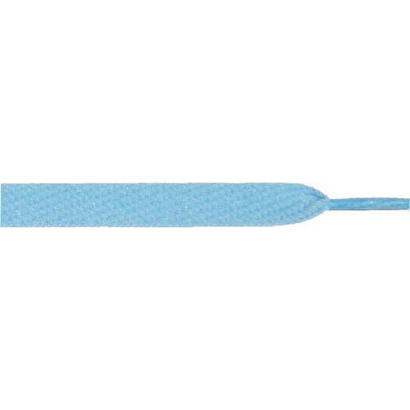 Skateboard Flat Laces - Light Blue (1 Pair Pack) Shoelaces from Shoelaces Express
