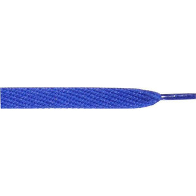 Skateboard Flat 1/2" - Royal Blue (12 Pair Pack) Shoelaces from Shoelaces Express