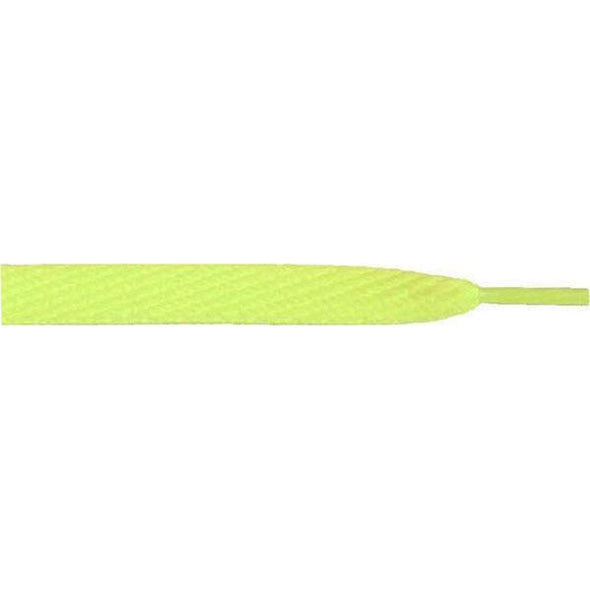 Skateboard Flat Laces - Neon Yellow (1 Pair Pack) Shoelaces from Shoelaces Express