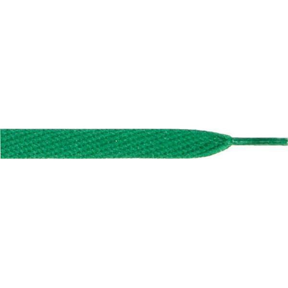 Wholesale Skateboard Flat 1/2" - Green (12 Pair Pack) Shoelaces from Shoelaces Express
