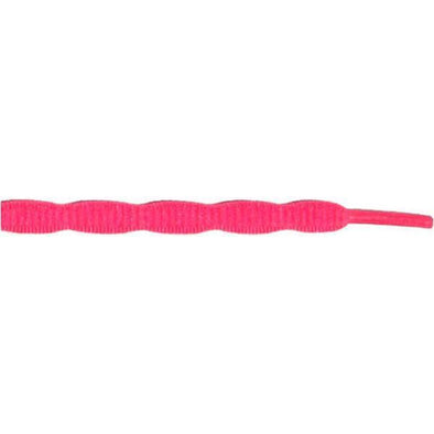 Wholesale Squiggle 5/16" - Hot Pink (12 Pair Pack) Shoelaces from Shoelaces Express