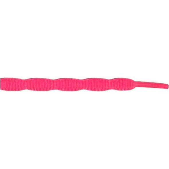 Squiggle 5/16" - Hot Pink (12 Pair Pack) Shoelaces from Shoelaces Express