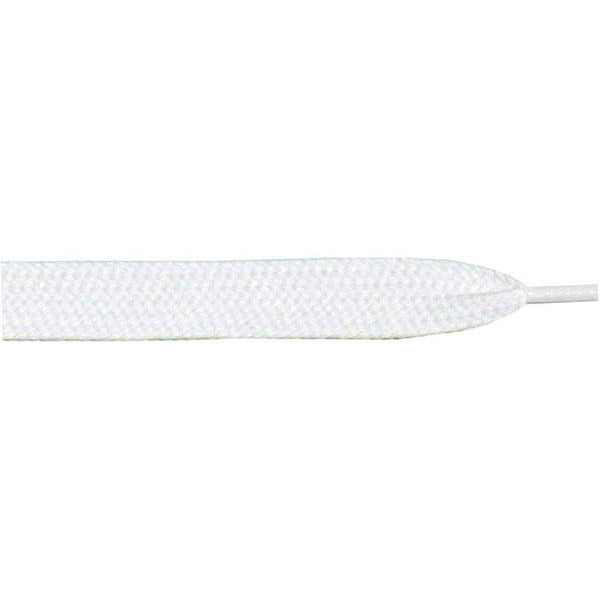 Thick Flat 3/4" - White (12 Pair Pack) Shoelaces from Shoelaces Express