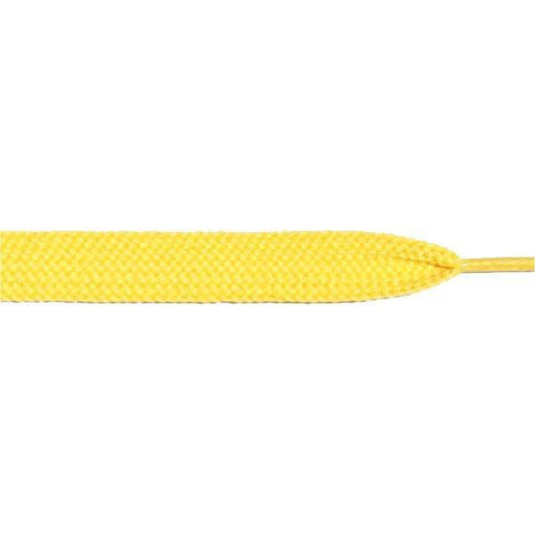 Thick Flat 3/4" - Yellow (12 Pair Pack) Shoelaces from Shoelaces Express