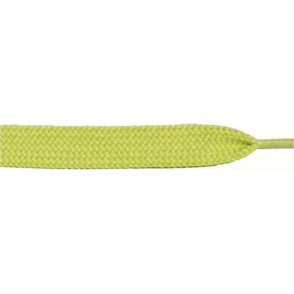 Wholesale Thick Flat 3/4" - Lime (12 Pair Pack) Shoelaces from Shoelaces Express