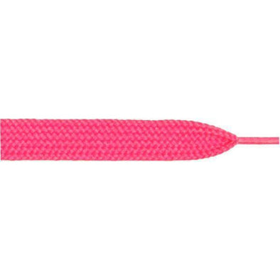 Wholesale Thick Flat 3/4" - Hot Pink (12 Pair Pack) Shoelaces from Shoelaces Express