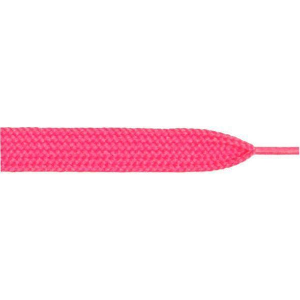 Wholesale Thick Flat 3/4" - Hot Pink (12 Pair Pack) Shoelaces from Shoelaces Express