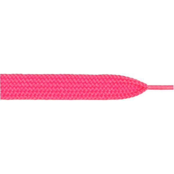 Thick Flat 3/4" - Hot Pink (12 Pair Pack) Shoelaces from Shoelaces Express