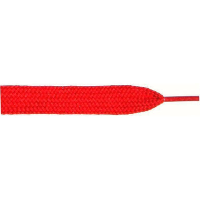 Wholesale Thick Flat 3/4" - Red (12 Pair Pack) Shoelaces from Shoelaces Express