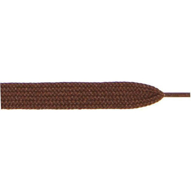 Wholesale Thick Flat 3/4" - Brown (12 Pair Pack) Shoelaces from Shoelaces Express