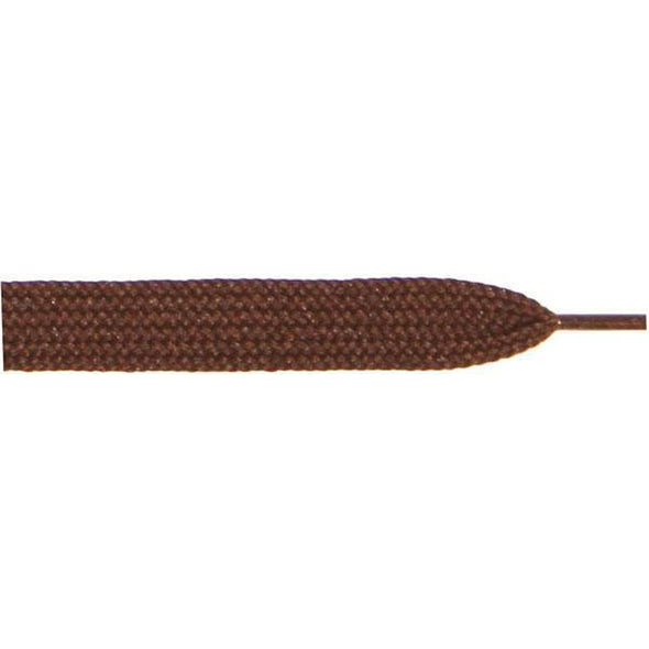 Thick Flat 3/4" - Brown (12 Pair Pack) Shoelaces from Shoelaces Express