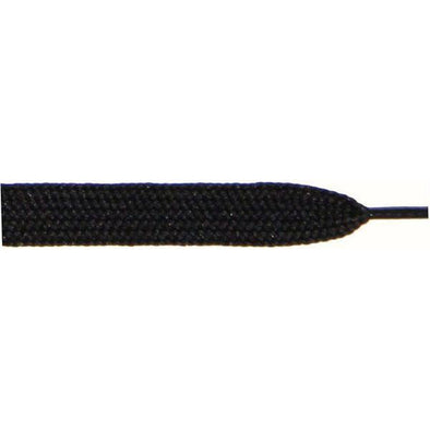 Wholesale Thick Flat 3/4" - Black (12 Pair Pack) Shoelaces from Shoelaces Express