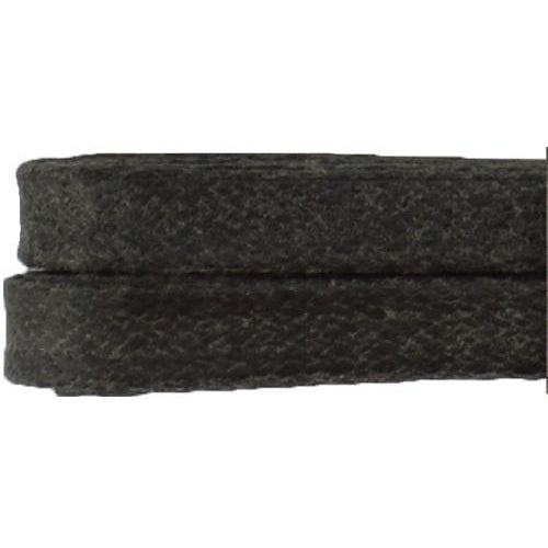 Waxed Cotton Flat Dress Laces Custom Length with Tip - Taupe (1 Pair Pack) Shoelaces from Shoelaces Express