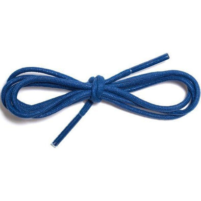 Waxed Cotton Dress Round 1/8" - Navy (12 Pair Pack) Shoelaces from Shoelaces Express