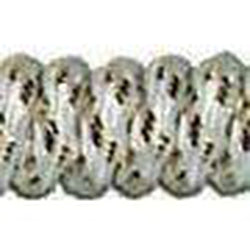 Curly Laces - White/Metallic Gold (1 Pair Pack) Shoelaces from Shoelaces Express