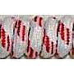 Curly Laces - White/Red (1 Pair Pack) Shoelaces from Shoelaces Express